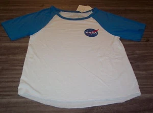 VINTAGE STYLE DAMEN TEEN Junior NASA T-Shirt SMALL NEU mit Etikett - Bild 1 von 6
