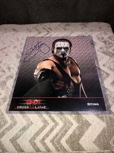 HANDSIGNIERTES STING TNA TOTAL NONSTOP WRESTLING 8x10 FOTOGRAFIE - Bild 1 von 4