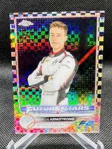 MARCUS ARMSTRONG 2022 Topps Chrome Formula 1 CHECKERED FLAG X-FRACTOR #83 - Picture 1 of 1