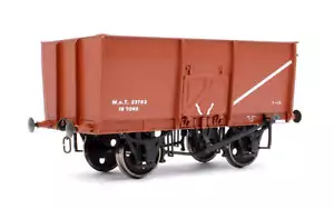 Dapol 7F-041-003 O Gauge 14t Slope Sided Mineral Wagon Bauxite MOT 23763 - Picture 1 of 2