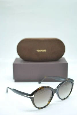 NUEVAS GAFAS DE SOL TOM FORD TF 763-F 52K HABANA MARRÓN DEGRADADO AUTÉNTICAS 57-18 Foto 1 de 4