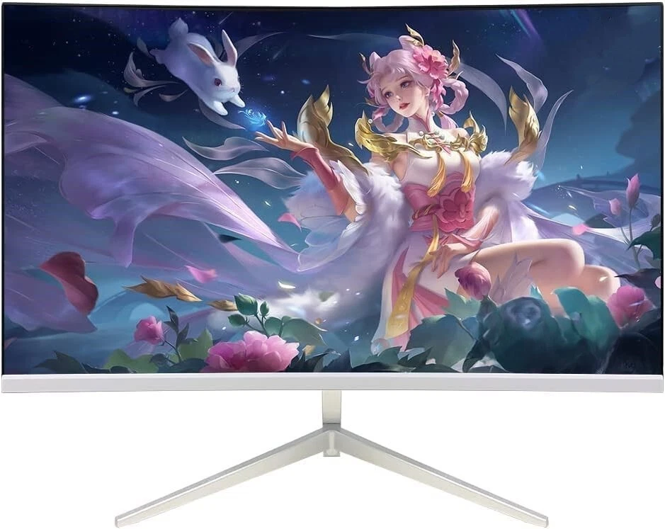 24-Inch Curved Monitor, HD 1080P  - Image 1 of 4