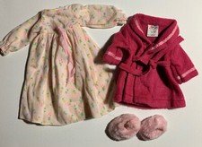 My Friend Fisher Price Doll Outfit Bedtime, Nightgown, Robe & Fuzzy Slippers(13)