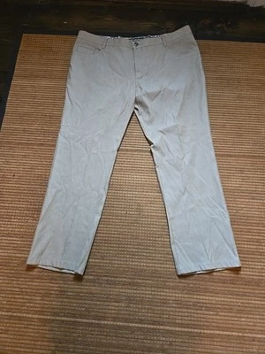 Pantalones de mezclilla para hombre Enzo 40x 40 beige caqui brillante personalizados a medida de pierna recta LA Foto 1 de 4
