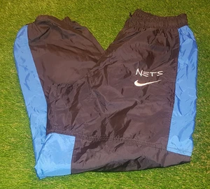Brooklyn Nets Official NBA Nike Courtside Tracksuit Training Bottoms (M) - Picture 1 of 4