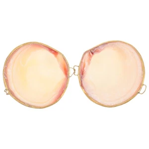  Pearl Clam Storage Box Girls Jewelry Child Treasures Chest Boxes Seashell - Picture 1 of 12