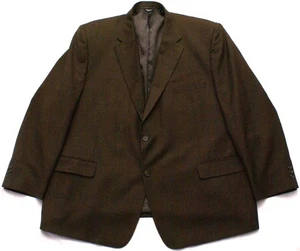 Henry Grethel The Perfect Fit Olive Green Blazer Jacket Sport Coat, Big Mens 54R - Picture 1 of 5