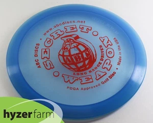 ABC DISCS BRAND NEW GOLD LINE SECRET WEAPON 176.6g OOP/RARE! Hyzer Farm U75 - Picture 1 of 2