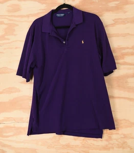 LSU Polo Golf Ralph Lauren Polo Ricamata Uomo Large - Tigri - Foto 1 di 15
