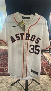 Nike Houston Astros Justin Verlander #35 Home Player Jersey Mens Size S NWT - Picture 1 of 5