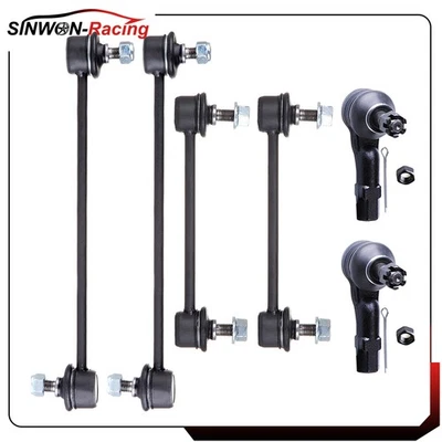 Barras estabilizadoras de extremos de barra de amarre delanteras 6 piezas para Mazda Protege 2001-2003 Protege 5 02-03 Foto 1 de 4