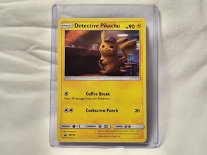Pokémon TCG Detektiv Pikachu Movie Promo Karte Holo SM190 (Mint) + Protektor - Bild 1 von 4