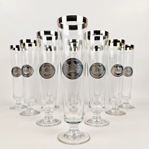 Vaso de cerveza 100 años Dortmunder Union Brauerei - Copa aniversario emblema de estaño 24 cm - Imagen 1 de 9