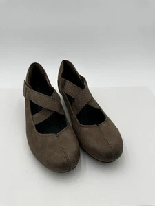 Rockport Cobb Hill Brown Suede Woman’s Shoe Size 10 Wedge Comfort Work Travel - Picture 1 of 8