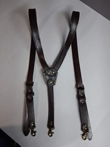 Tirantes de cuero CPW con clips de latón - Imagen 1 de 10