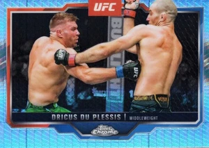 Dricus Du Plessis #137 Prism Refractor 2025 Topps Chrome UFC - Picture 1 of 3