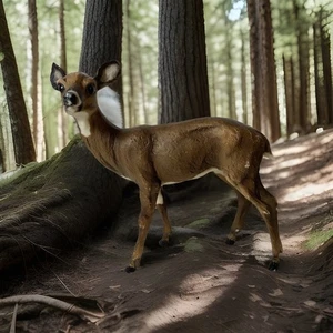 Breyer - Braun Weißschwanz Hirsch Flicka 5" Figur - Bild 1 von 13