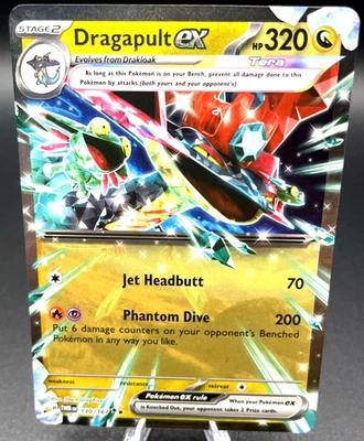 Dragapult ex 130/167 SV06 Twilight Masquerade Double Rare Holo Pokémon TCG NM - Image 1 of 4