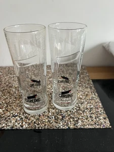 2x Carling Half Pint Glasses 2017 Make - Picture 1 of 1