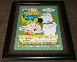 Family Guy: Mini Poster -Sell Sheet season 2 / Double Sided 8-1/2" X 11" Framed - Picture 1 of 3