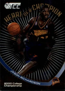 2001-02 Topps TCC Heart of a Champion #HC10 Jason Richardson - NM-MT - Imagen 1 de 2