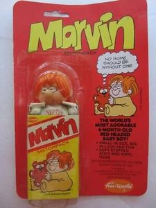 Marvin Matchpack Mini Peluche Vintage Tom Armstrong 1983 su Card Fun World - Foto 1 di 6