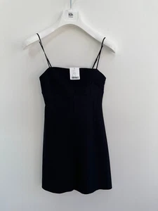 Silence + Noise Mini Dress Black Stretch Ponte Jersey XS / UK 6 💖 BNWT £42 - Picture 1 of 8