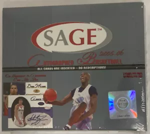 2005-06 Scatola basket hobby autografata sigillata in fabbrica dodici autografi - Foto 1 di 3
