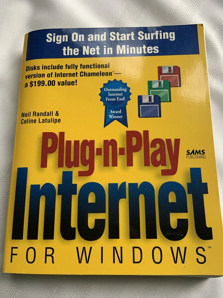 Plug-n-Play Internet For Windows ( Vintage 1995 First Edition ) 3 Floppy Disks - Image 1 of 4