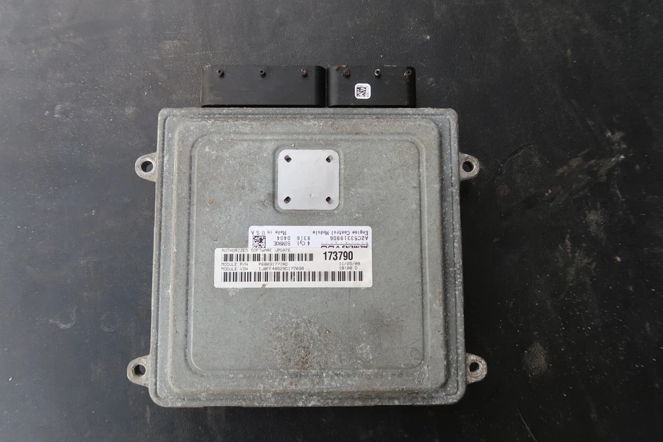 2009 JEEP PATRIOT COMPASS ECM ENGINE COMPUTER (A9) 68031777ad - Image 1 of 1