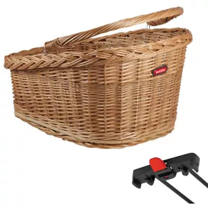 Klickfix Hinterrad-Weidenkorb GT 47x37x26cm f. Racktime braun Fahrrad - Bild 1 von 1