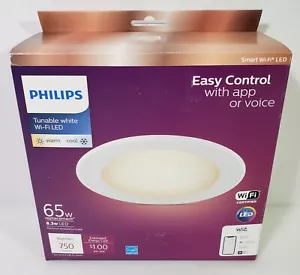 Philips Smart WI-FI, LED Tunable White Recessed DOWNLIGHT, App Control, NEW - Picture 1 of 8