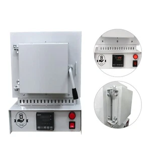 Dental Lab 1500W Muffle Furnace Mini Wax Muffle Oven Burnout Furnace 1000℃ - Picture 1 of 18
