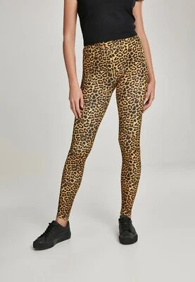 Urban classics Hose Leggings Mit Grund Leopard Frau Skinny Over Größe - Bild 1 von 4