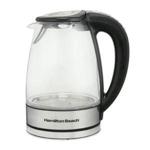 Hamilton Beach Temperature-Control Glass Kettle, 1.7 Liter (7 Cup) Capacity - Picture 1 of 10