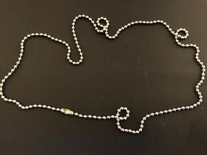 Stainless Steel 2.4mm Ball Chain Necklaces ~Assorted Lengths - Picture 1 of 2