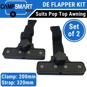 Pop Top Awning XL Max Deflappers Anti Flap Kit De Flappers Poptop Deflapper Pair - Picture 1 of 6