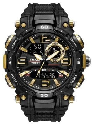 SMAEL Mens Sports Watch Waterproof Quartz Analog Digital Military Wrist Watches - Image 1 of 4