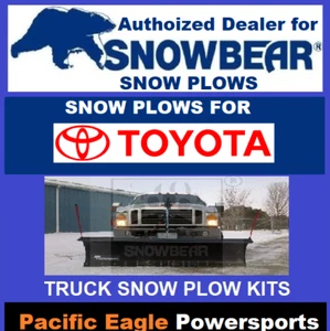 2007 - 2018 Toyota Tundra Snow Plow Kit w/ Winch with wireless Remote & mount - Picture 1 of 22