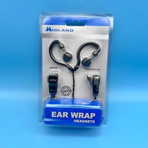 Midland X-Tra Talk Adventure AVP-H4 Black Ear Wrap Hook Headsets Inline Vox-Ptt