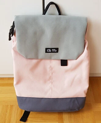 neuer Rucksack von Ela Mo Modell Rose on Rocks 38x27x12 cm **NEU** - Bild 1 von 2