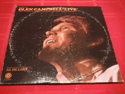 Glen Campbell Live NJ 1969 2x LP By The Time I Get To Phoenix Gentle On My Mind - Image 1 of 4