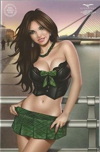 Cubierta coleccionable Zenescope 2021 World Tour Irlanda Keith Garvey LE 350 casi nueva - Imagen 1 de 1