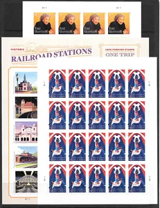 2nd 3 IMPERF.  (NO DIE-CUT) 2023 Issues/ Panes of 20, MNH--5754a, 5757a, 5762c - Picture 1 of 4