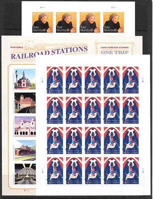 2nd 3 IMPERF.  (NO DIE-CUT) 2023 Issues/ Panes of 20, MNH--5754a, 5757a, 5762c - Image 1 of 4