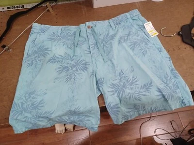 Pantalones Cortos Island Republic Para Hombre Talla 42 Verde Nilo NWD Foto 1 de 4