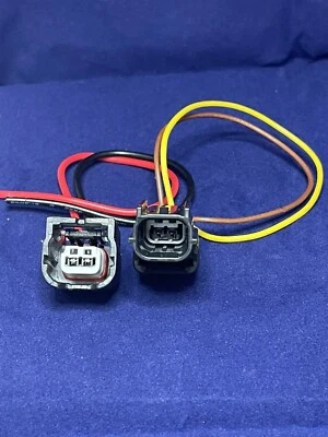 Front ABS Wheel Speed Sensor Connector Set For 2010-2020 Honda Accord Civic CR-V - Image 1 of 4