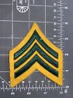 Policja Szeryf Bezpieczeństwo Armia Wojskowa Sierżant Chevron Naszywka Sierżant Ranga Odznaki
