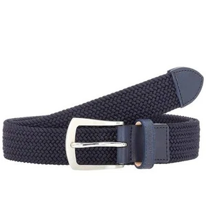 J.Lindeberg Men Hatcher Elastic Triple Golf Belt JL Navy - 19 30 NEW - Picture 1 of 4