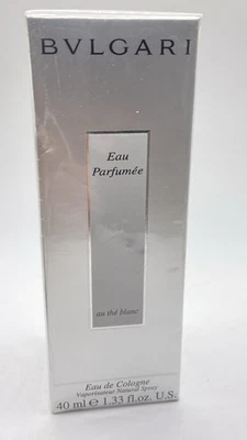 Antigo Bvlgari Eau Parfumee Au The Blanc Eau De Cologne 1,35 oz/40 ml lacrado - Imagem 1 de 4